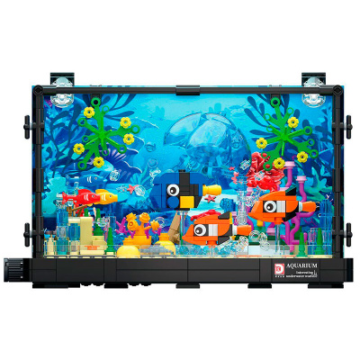 Конструктор Аквариум с морскими рыбками 7023A 1